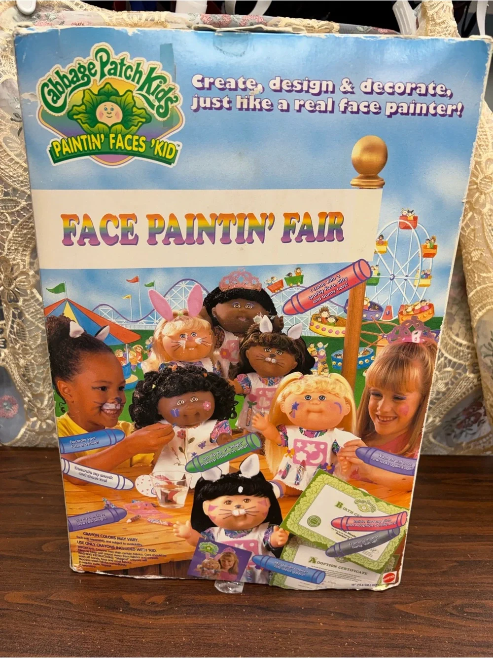 Vintage 1996 Paintin’ Faces Cabbage Patch Kid